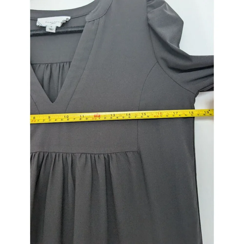 Tuckernuck Pomander Place Crepe Kenzo Mini Dress Long Sleeve Tiered Sz S - Picture 5 of 16